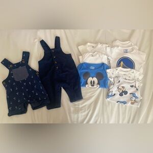 9 Piece Bundle - 0/3 Months Baby Boy Essentials 🩵✨